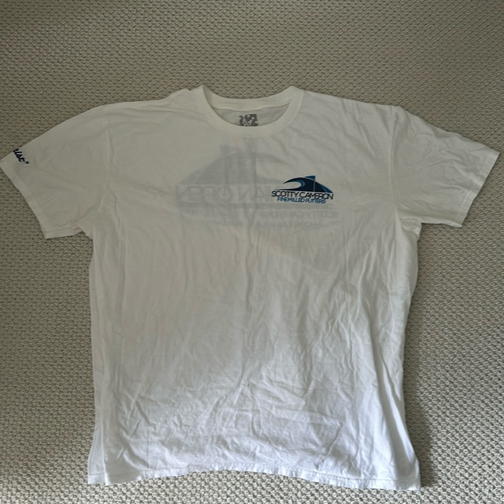 Scotty Cameron Hawaiian Open White T-shirt size XL